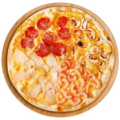 Пицца 4 вкуса