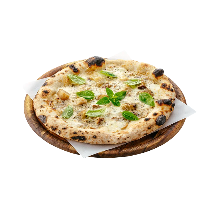 Пицца с белыми грибами