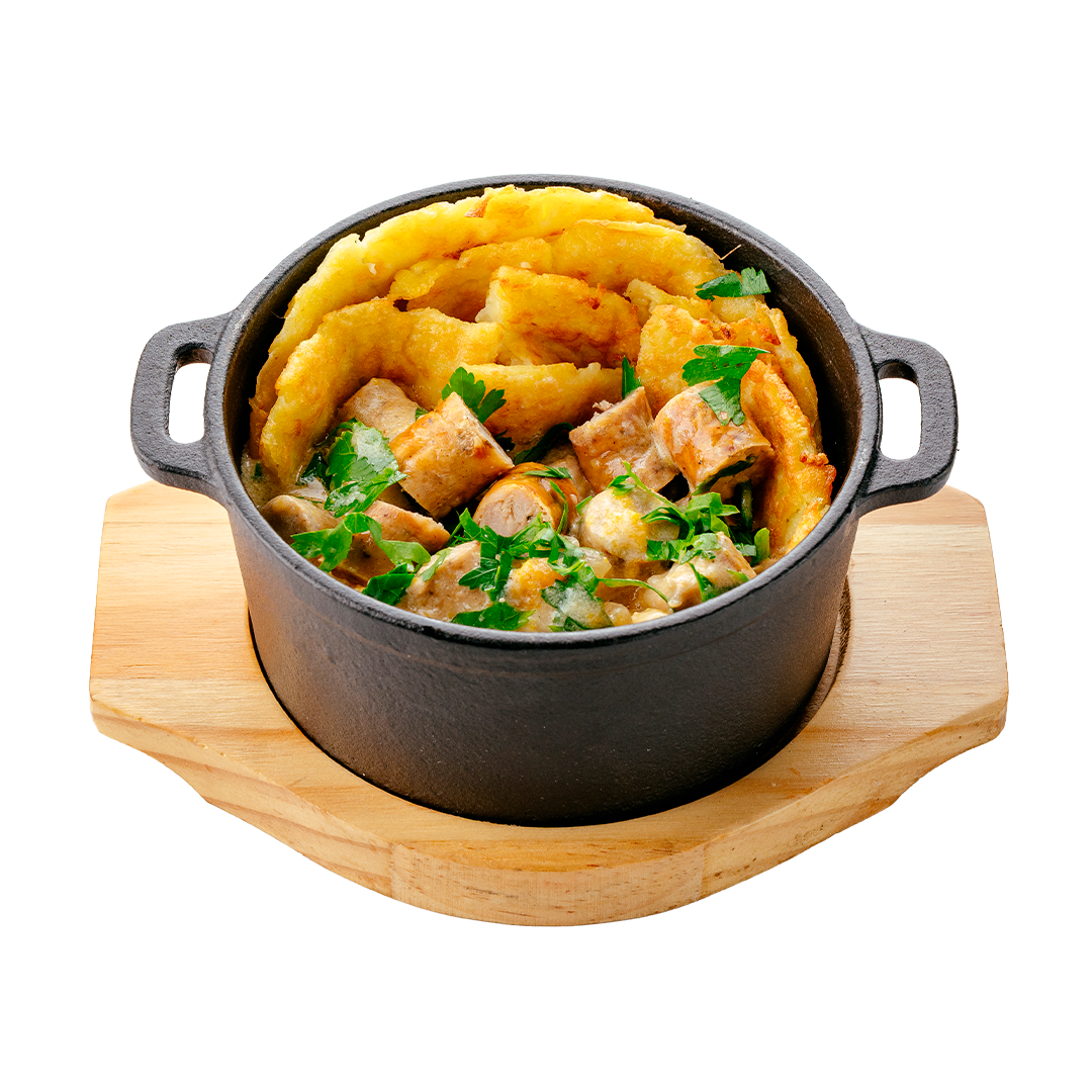 Дерун с мачанкой и тыквой